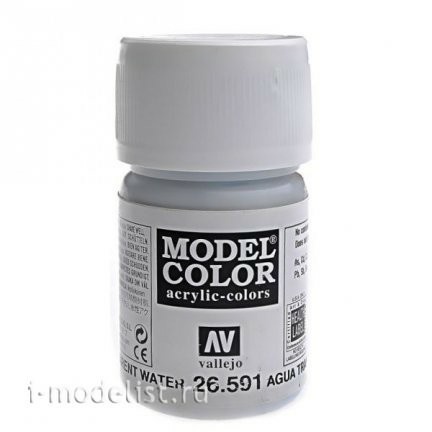 26591 Vallejo gel (dense, transparent), imitating water (35 ml)