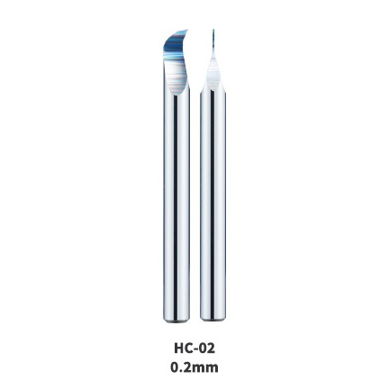HC-02 DSPIAE Pressure rounded knife made of tungsten steel, 0.2 mm