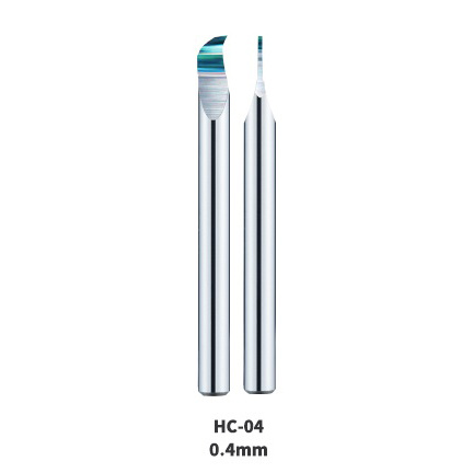 HC-04 DSPIAE Pressure rounded knife made of tungsten steel, 0.4 mm