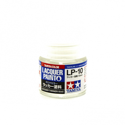 82110 Tamiya LP-10 Lacquer Thinner (Solvent for LP paints)