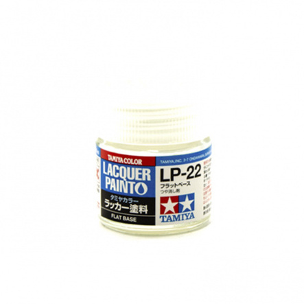 82122 Tamiya LP-22 Flat Base (Mat additive. effect) 10ml.