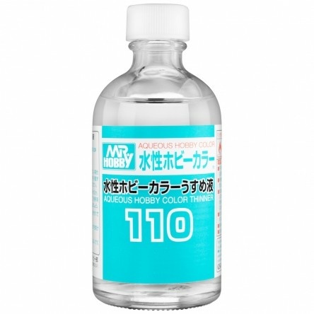 T-110 Gunze Sangyo Thinner T.M. MR.HOBBY 110ml for waterborne paints