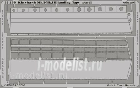 32256 Eduard 1/32 photo-etched for Kittyhawk Mk.I/Mk.III landing flaps Hasegawa