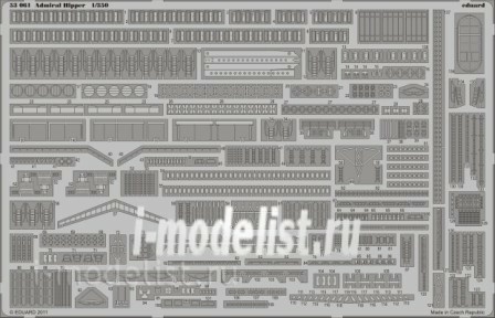 53061 1/350 Eduard photo etched parts for 1/350 Admiral Hipper