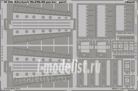 32258 Eduard 1/32 photo-etched for Kittyhawk Mk.I/Mk.III gun bay Hasegawa
