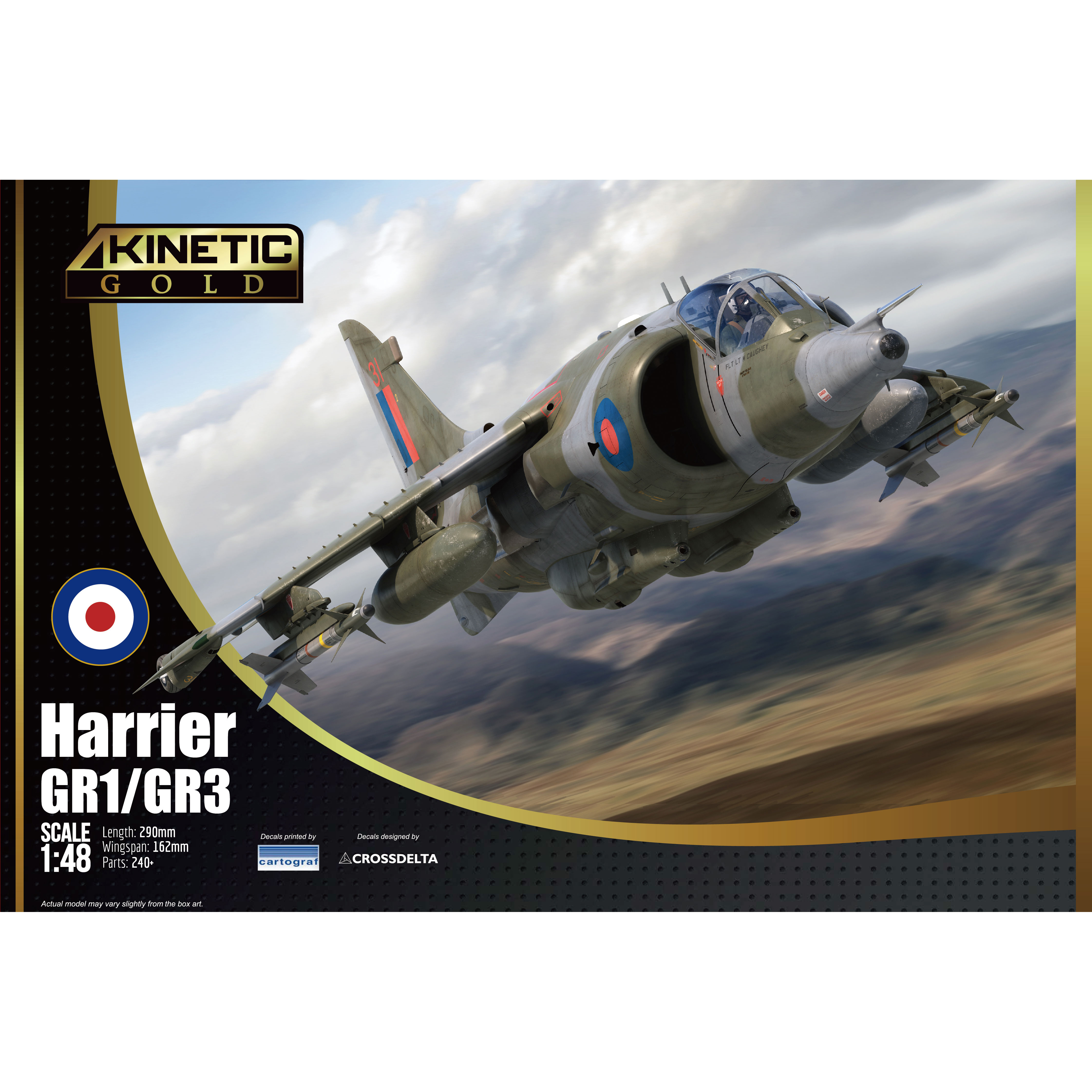 K48060 Kinetic 1/48 Fighter Harrier GR1/GR3