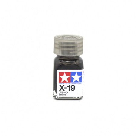 80019 Tamiya X-19 Smoke (Smoky) Enamel paint