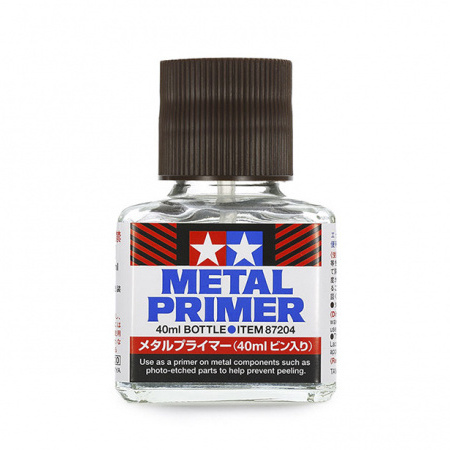 87204 Tamiya primer liquid (transparent) for metal. 40 ml. :: Primer,  putty, consumables :: Tamiya