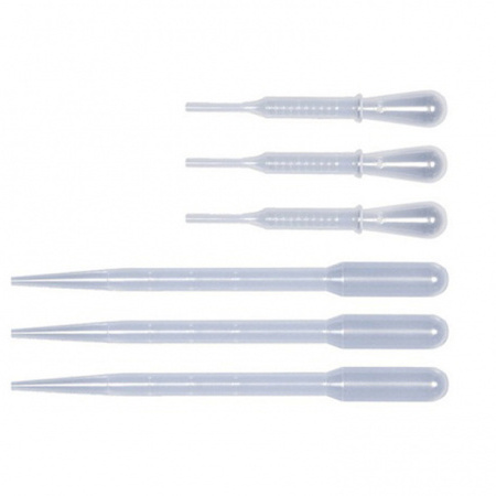 Tamiya 87124 pipette Set for wood (3pcs-90mm, 3pcs.-150mm.) 