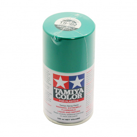 85102 Tamiya TS-102 Cobalt Green (cobalt green, semi-gloss) spray paint 100 ml.