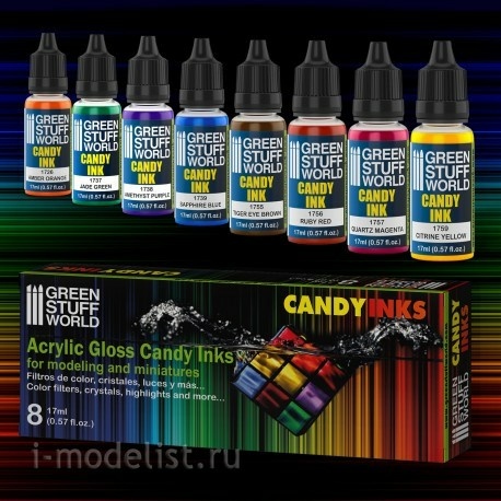 9568 Green Stuff World Set of acrylic paints 