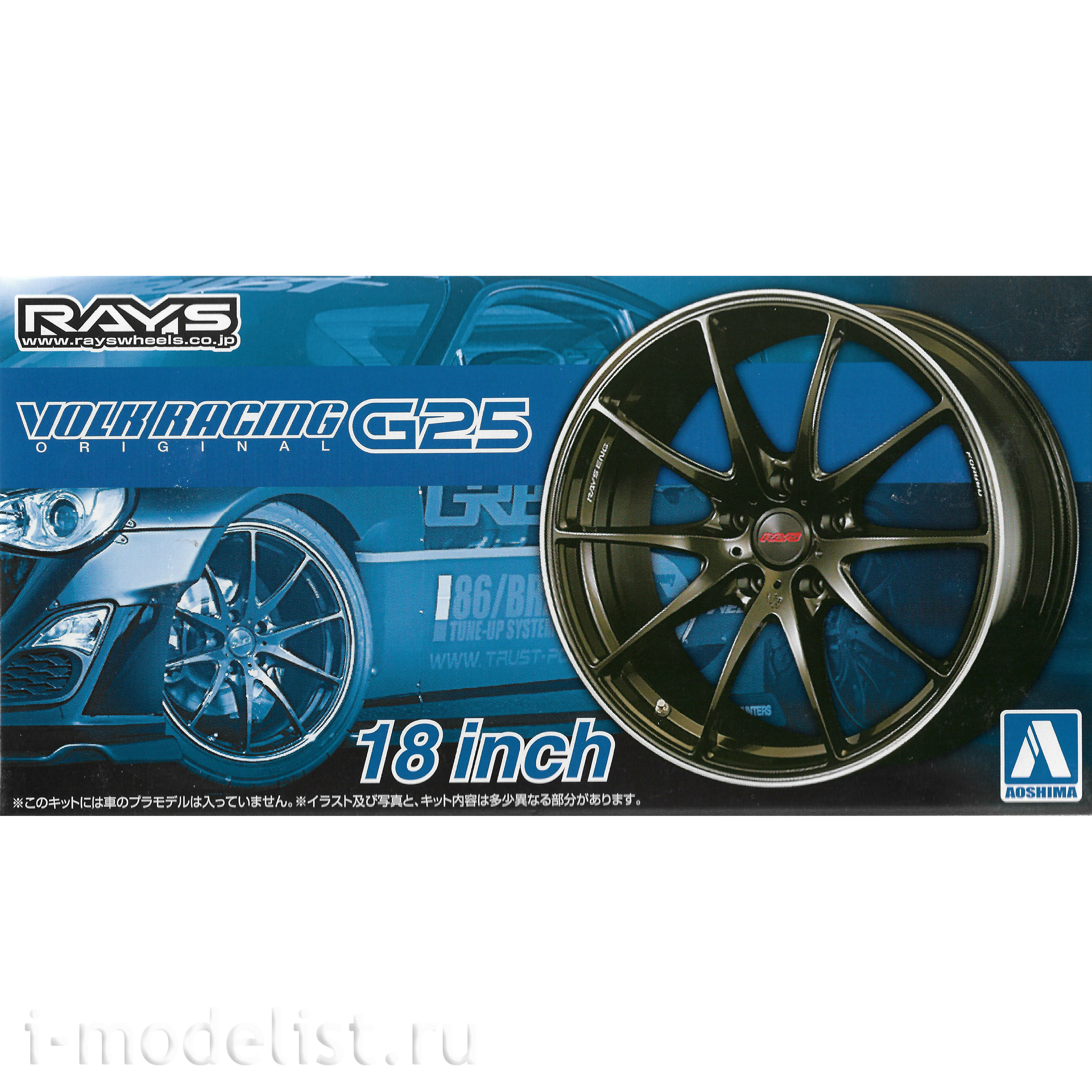 06118 Aoshima 1/24 Wheel Set Volk Racing G25 18inch