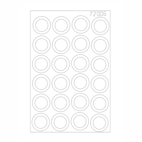 M72006 Colibri Decals 1/72 Mask for T-90 Tank / Tank Support Combat Vehicle (Zvezda)