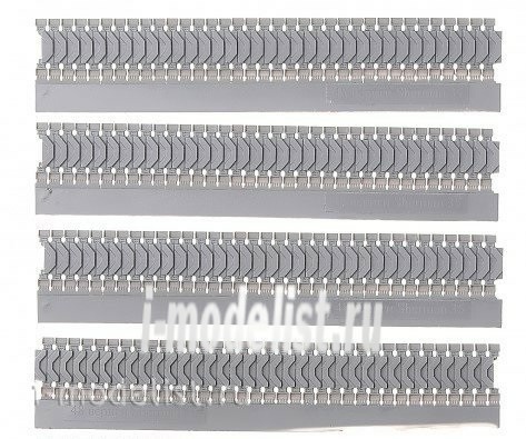 MTL-35302 MasterClub 1/35 Tracks inlaid iron T48 type for M4 Sherman (only 180 pads in set, end connectors required)