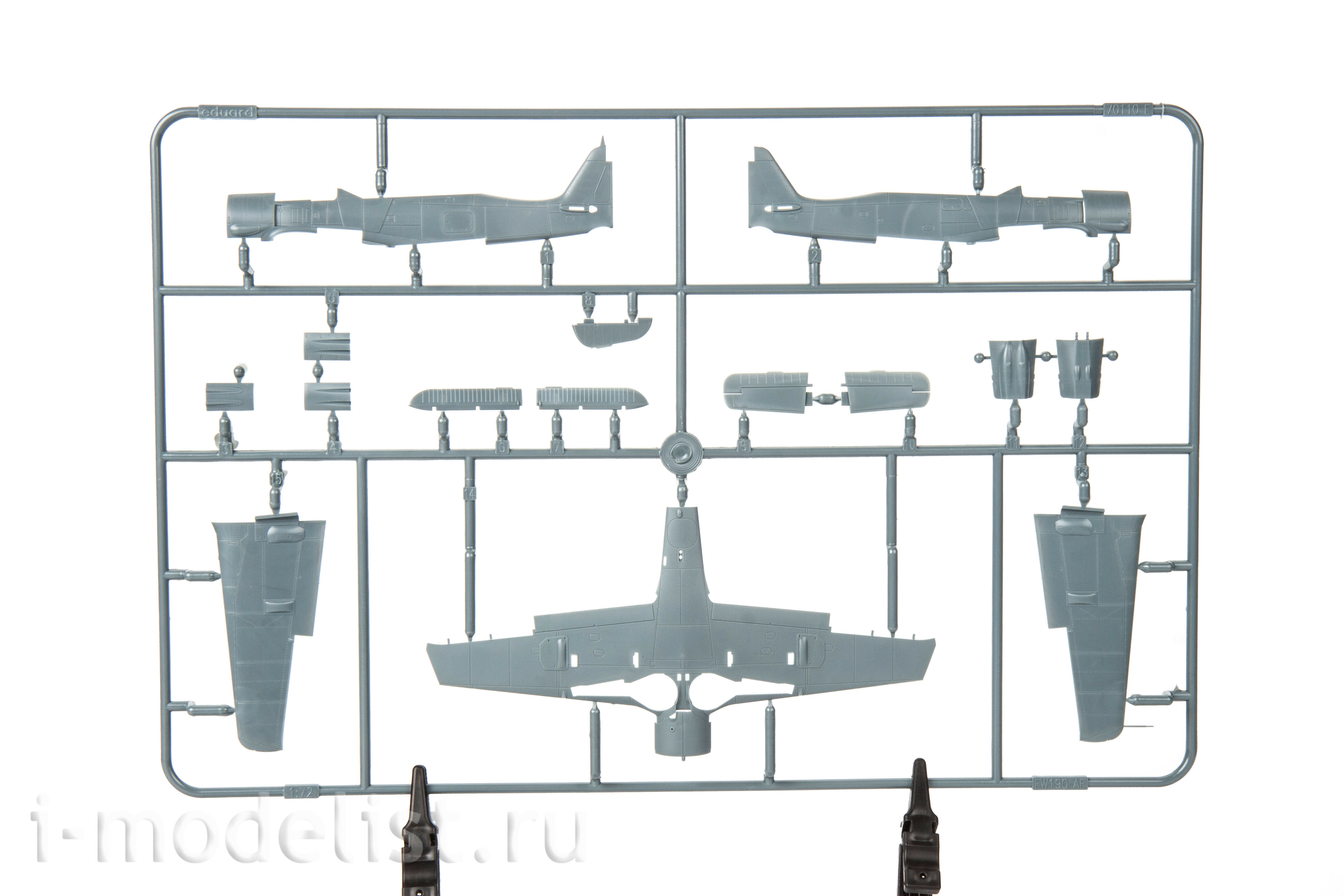 7467 Eduard 1/72 Notмецкий истребитель Fw 190A-8/ R2 (Weekend)