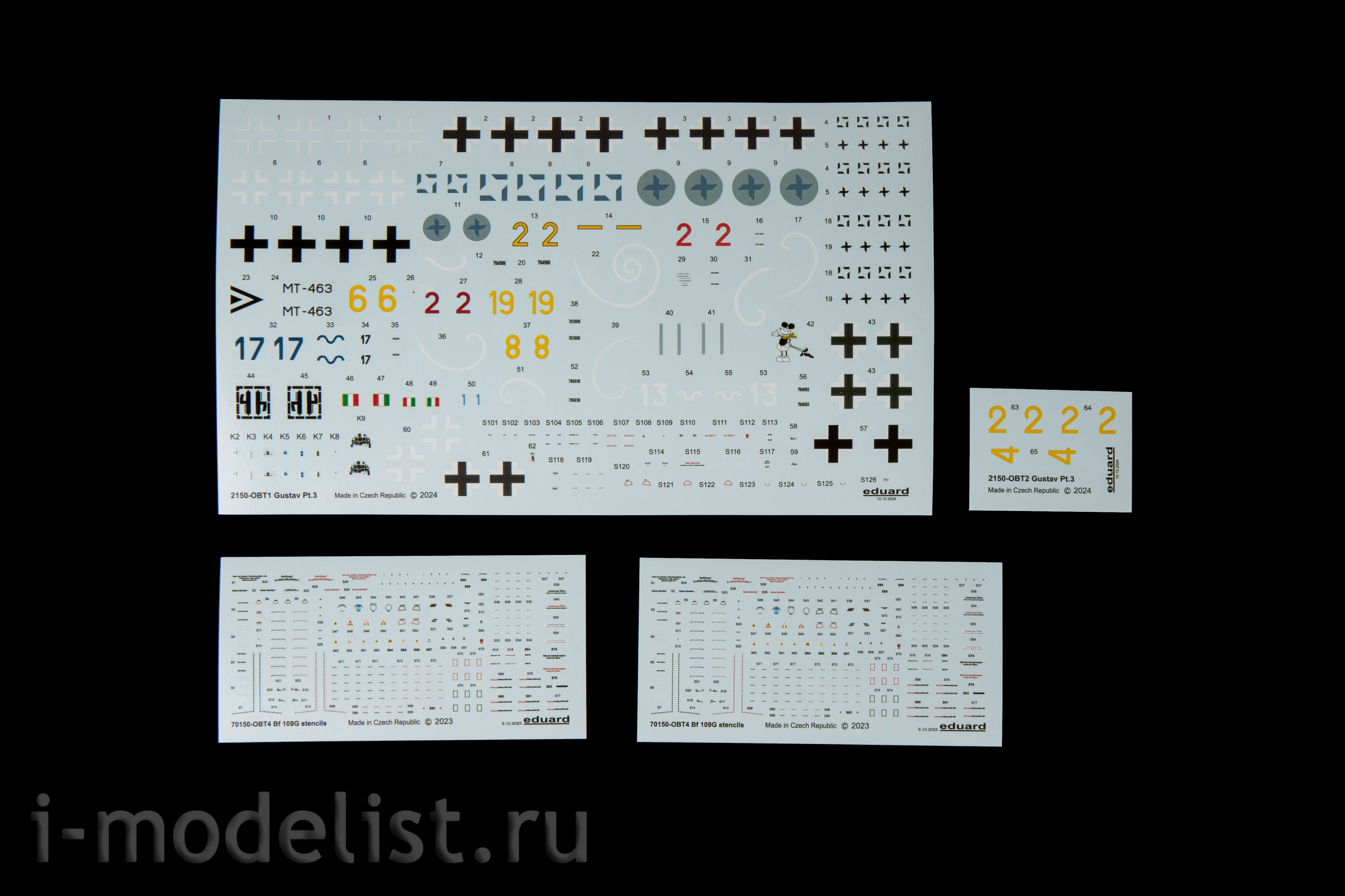 2150 Eduard 1/72 Двойной комбо-набор Gustav pt.3