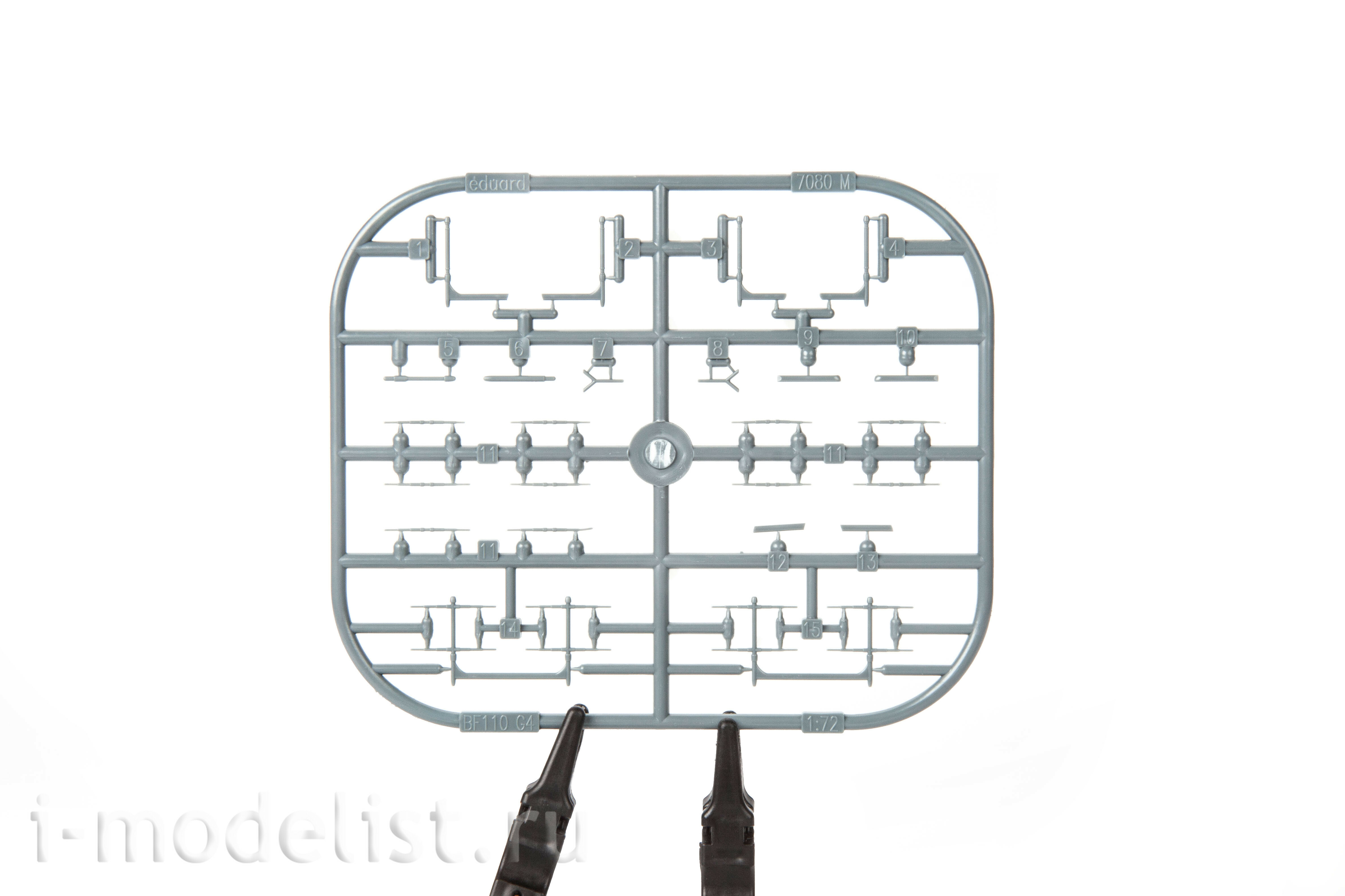 7465 Eduard 1/72 Notмецкий истребитель Bf 110G-4 (Weekend)