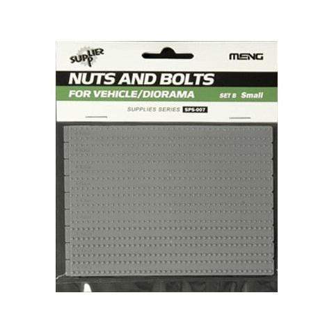 SPS-007 Meng Nut with bolt diameter 0.8 mm (240 PCs.) - 1.0 mm (240 PCs.) - 1.4 mm (240 PCs.))