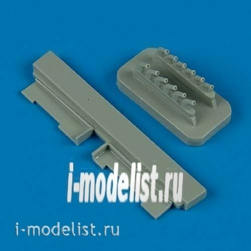 QB72 280 QuickBoost 1/72 add-on Kit P-51B/C Mustang exhaust