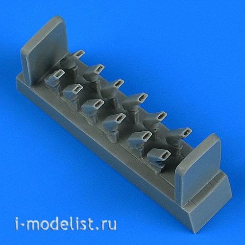 QB48 942 Quickboost 1/48 Extension to the Bf 109E exhaust model