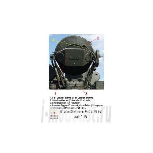 135009 HADmodels 1/35 Addition to model 1RL33 Gun Radar for Zsu-23 -4 V1 Shilka 