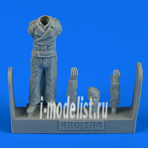 480 184 Aires 1/48 German WWII Tank crew add - on Kit- Trooper B