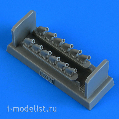 QB48 929 Quickboost 1/48 Addition to the P-51D Mustang exhaust model