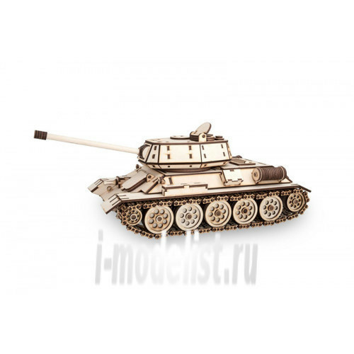1-07 EWA Collectible mechanical model wood Tank 34