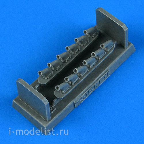 QB48 945 Quickboost 1/48 Addition to the P-51B/Mk.III Mustang exhaust model