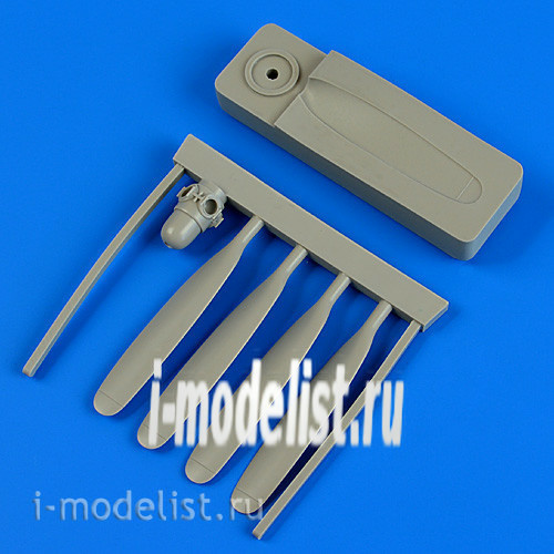 QB48 662 QuickBoost 1/48 add-on Kit for F4U-5 Corsair propeller w/tool