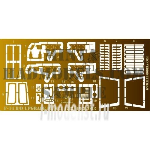 448003 HADmodels 1/48 Addition to model F-14 B/D upgrade PE set 