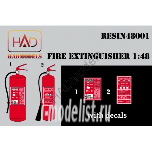 148001 HADmodels 1/48 Addition to fire extinguiser model 
