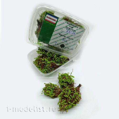 3063/4 DasModel 1/35 Bushes summer, mix. 8pcs (bright green)