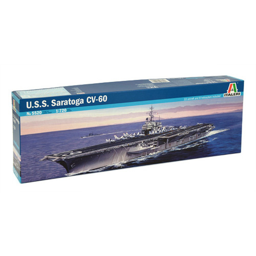 5520 Italeri 1/720 USS Saratoga CV-60
