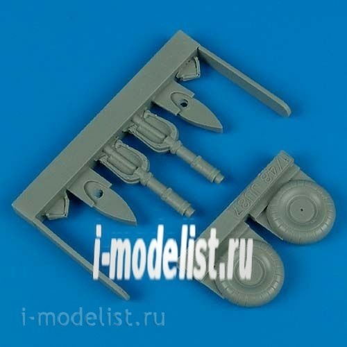 QB48 257 QuickBoost 1/48 Junkers Ju 87 Stuka uncovered wheels add-on Pack