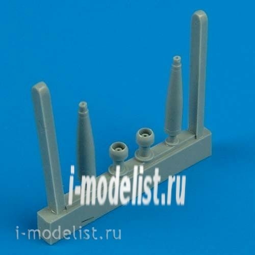 QB48 256 Quickboost 1/48 Aircraft weapons for the Spitfire Mk. IXe cannon barrels