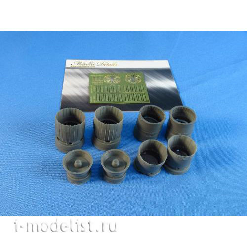 MDR4837 Metallic Details 1/48 Add-on kit for the MiG-29. Jet nozzles (open)