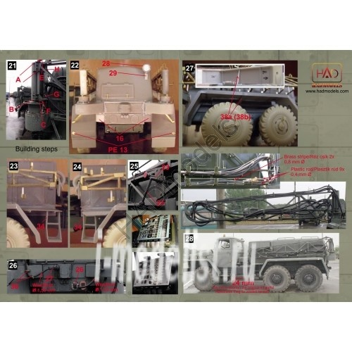 135008/2 HADmodels the conversion of the 1/35 U-4320 APA-5D Fieldstarter vehicle (for the model company 