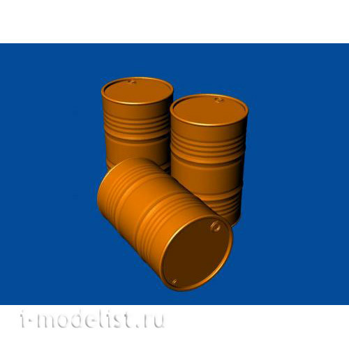 MDR3516 Metallic Details 1/35 Drum Barrel Add-on Set 200L (3 pcs)