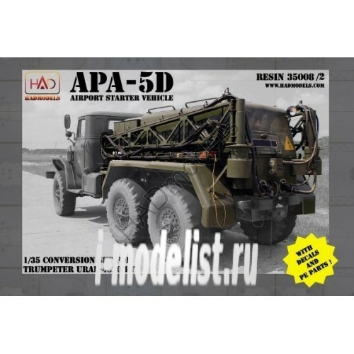 135008/2 HADmodels the conversion of the 1/35 U-4320 APA-5D Fieldstarter vehicle (for the model company 