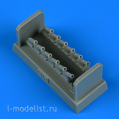 QB48 931 Quickboost 1/48 Addition to the P-51D Mustang exhaust model