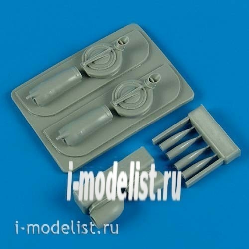 QB48 467 Quickboost 1/48 Conversion kit for P-38F Lightning air intakes & B-33 supercharger