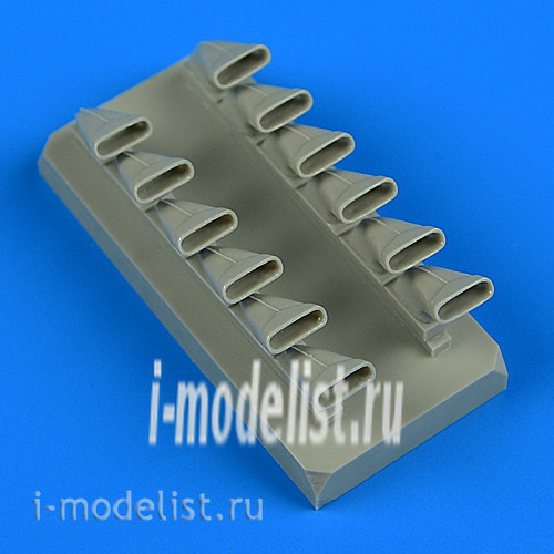 QB32 192 QuickBoost 1/32 Set of additions to the Spitfire Mk. IX Exhaust - Fishtail