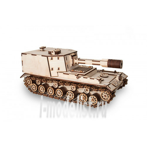 1-06 EWA Collectible mechanical model wood Tank ACS Object 212