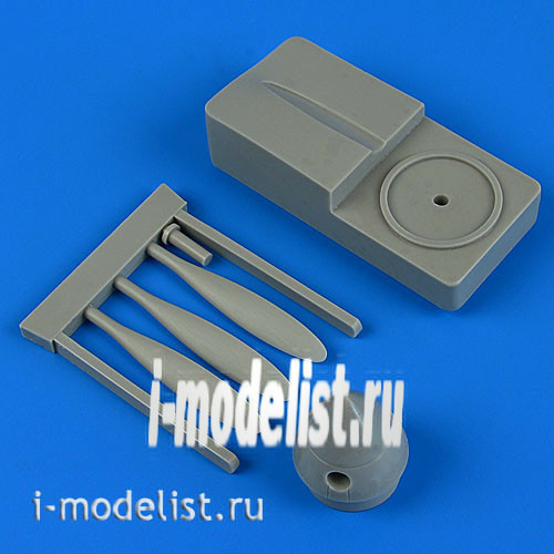 QB48 717 QuickBoost 1/48 Set of additions to MiG-3 Propeller w/tool