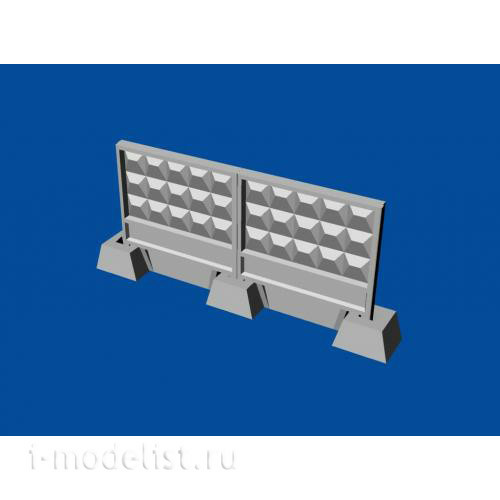 MDR14404 Metallic Details 1/144 Russian concrete fence PO-3m
