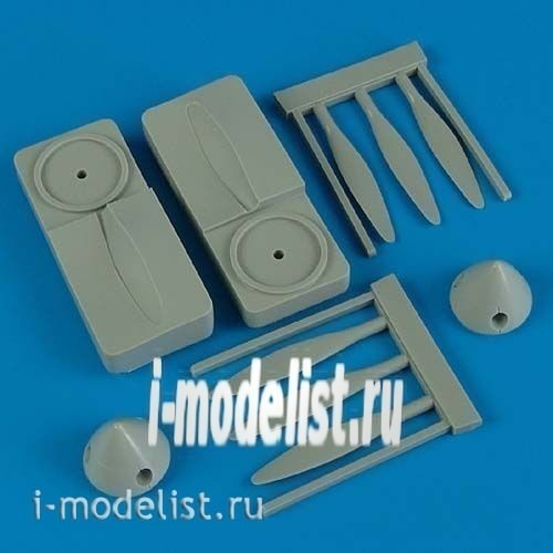 QB48 381 Quickboost 1/48 Propeller for P-38 Lightning propeller w/tool