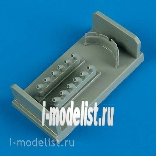 QB72 374 QuickBoost 1/72 add-on Kit P-40B/C exhaust & damper cooler