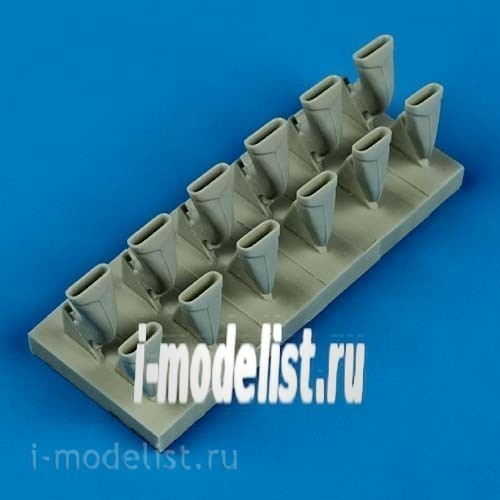 QB32 143 QuickBoost 1/32 Spitfire Mk add-on Pack.VIII exhaust - fishtail
