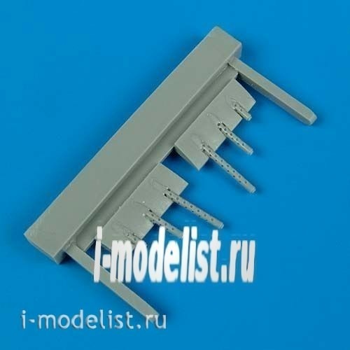 QB48 190 Quickboost 1/48 Aircraft weapons for F6F-3 Hellcat gun barrels - late
